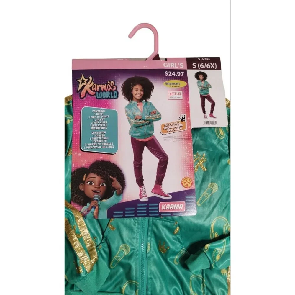 Rubies Karmas World Karma Girls Small Halloween Costume 6 to 6X New